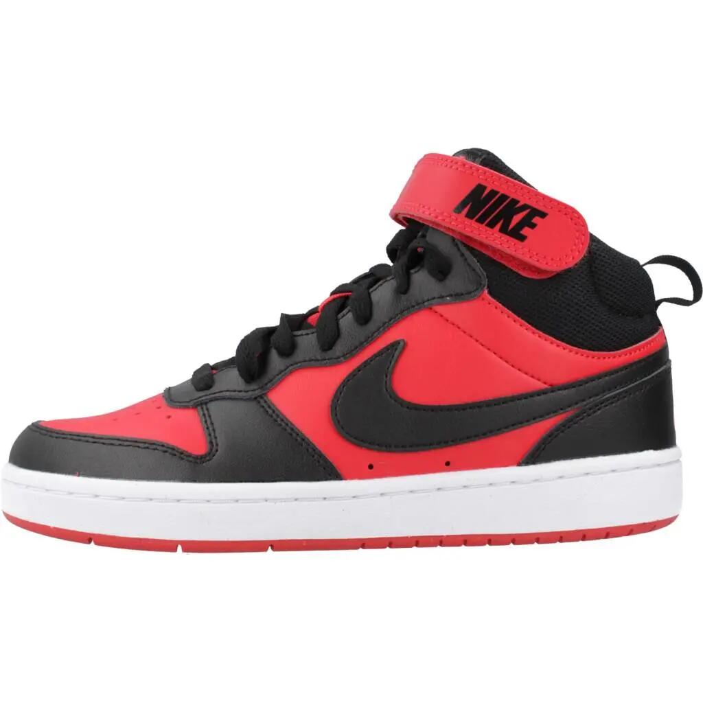 Scarpe Da Ginnastica Nike Modello Court Borough Mid 2 (gs) Colore Rosso 2/5