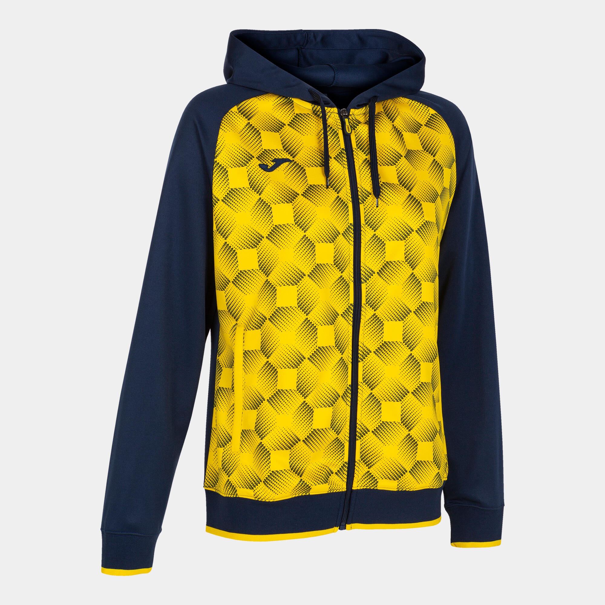Joma - Veste À Capuche Football Femme Joma Supernova Iii Bleu Marine - Sweat-shirt - Bleu|jaune - 36 Xs - Decathlon