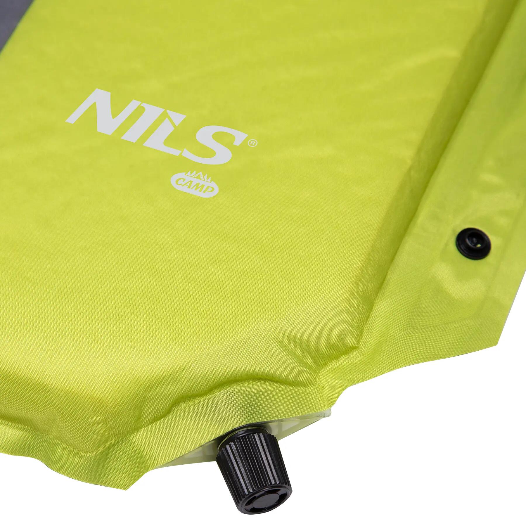 Zelfopblaasbare kampeermatras met kussen NILS CAMP NC4349 9/13