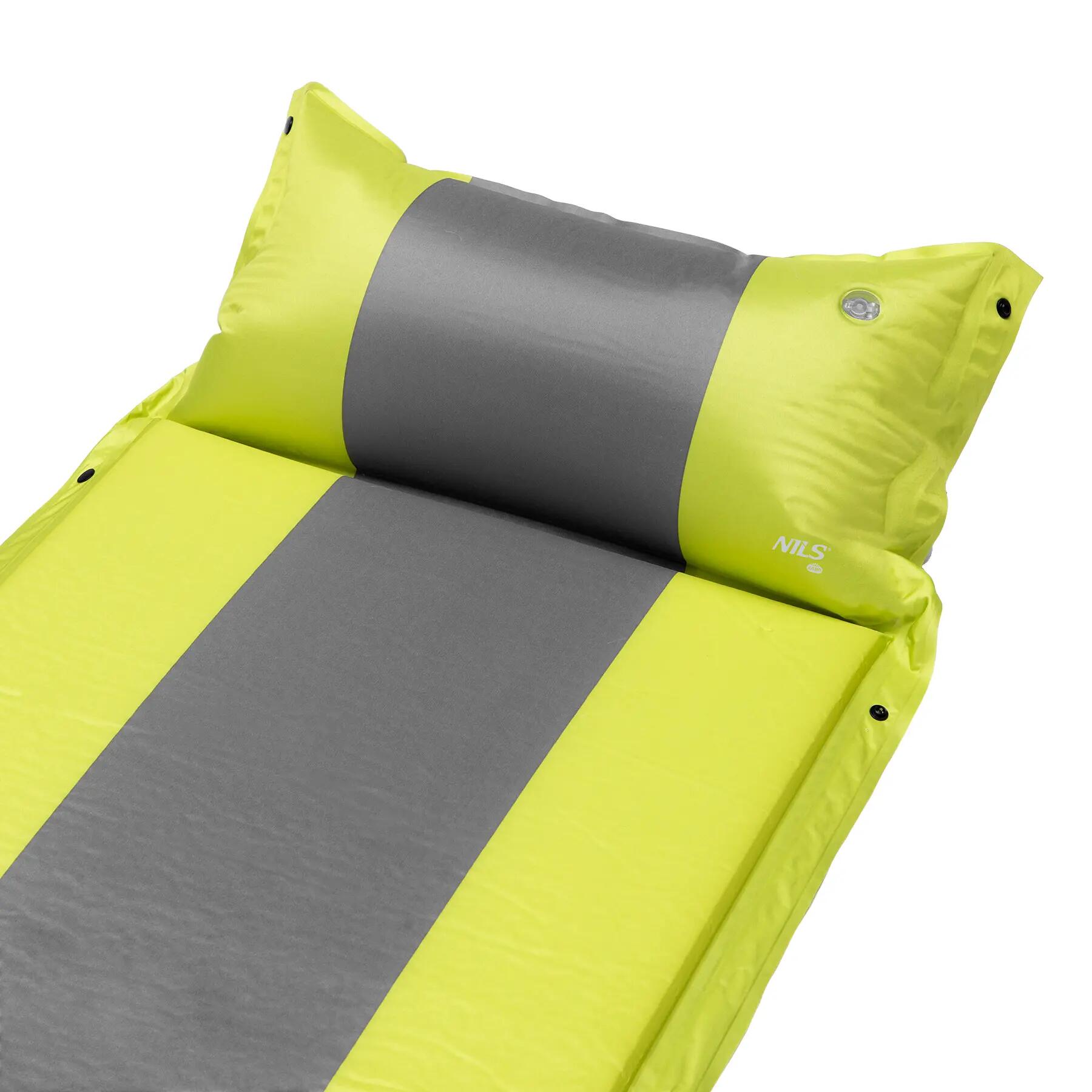 Zelfopblaasbare kampeermatras met kussen NILS CAMP NC4349 4/13