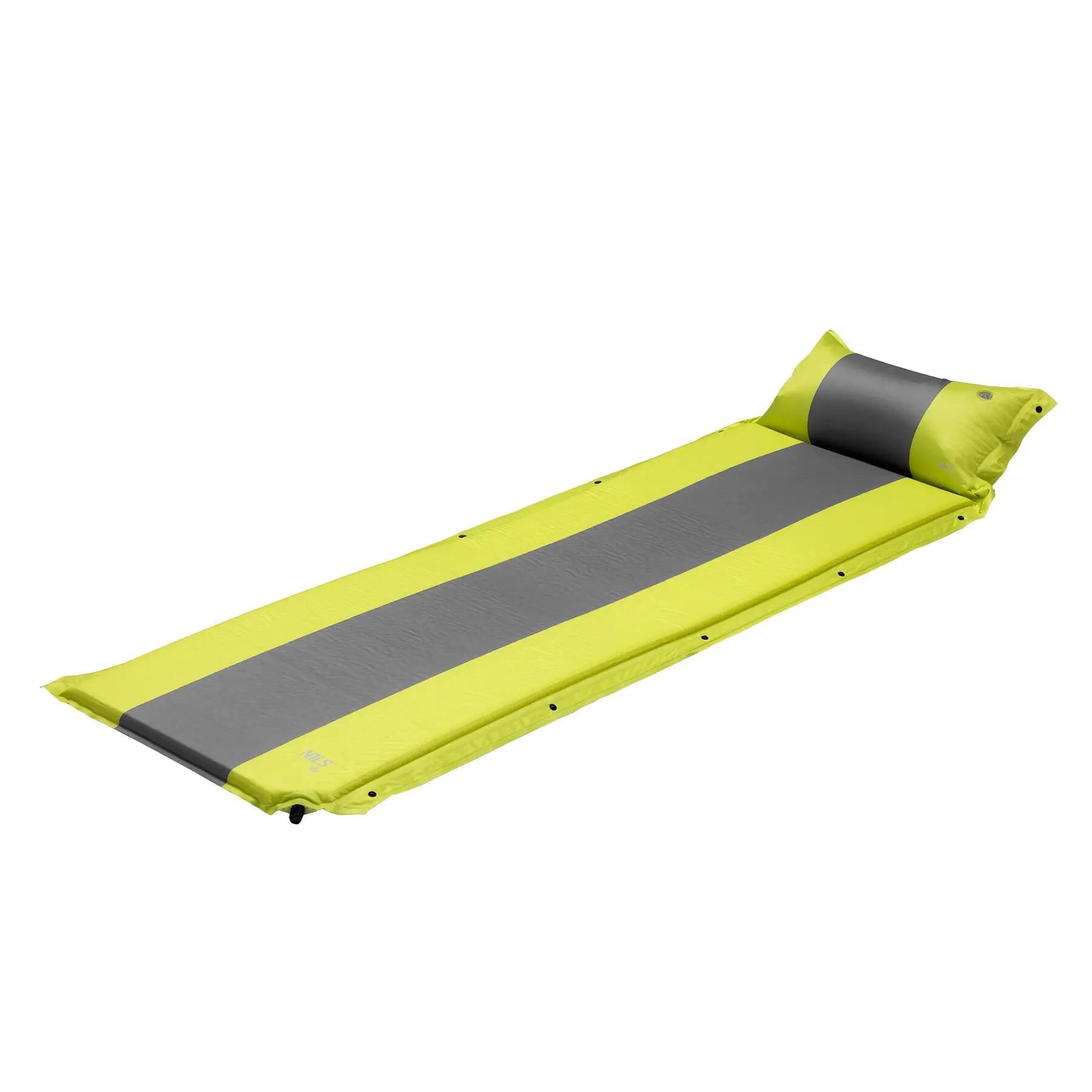 Zelfopblaasbare kampeermatras met kussen NILS CAMP NC4349 3/13