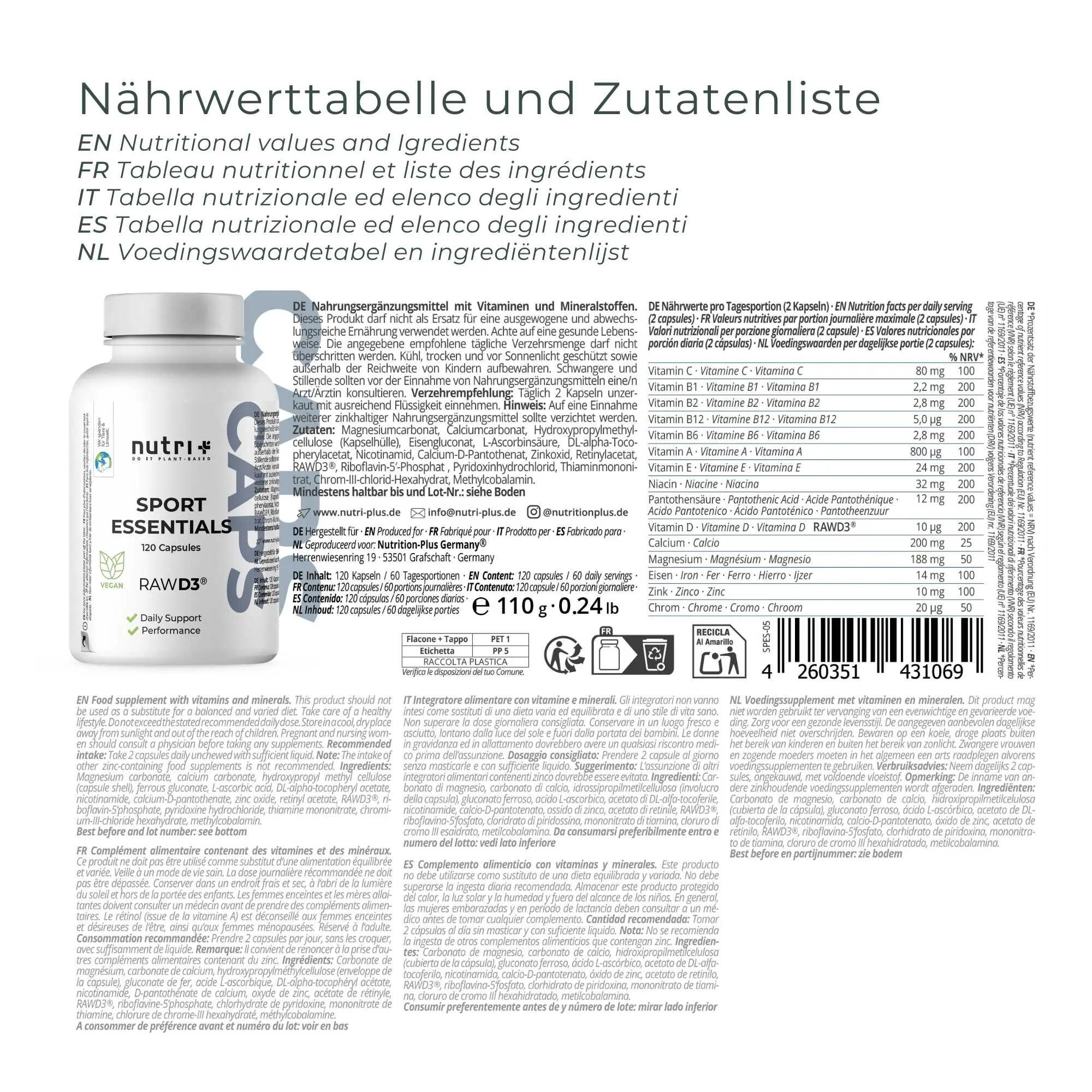 Sport Essentials 120 Kapseln 2/5