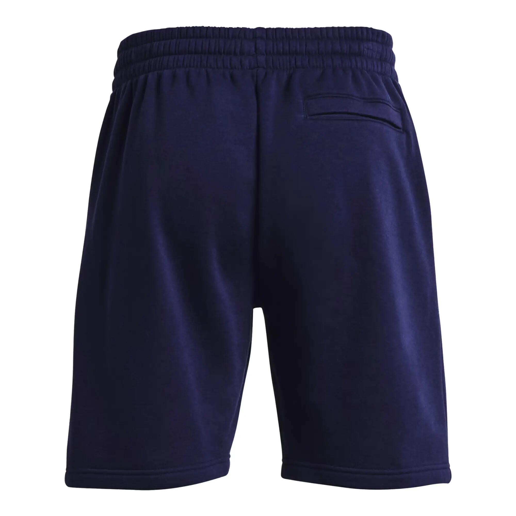 Heren Rival Fleece Korte Broek (Marineblauw) 3/6