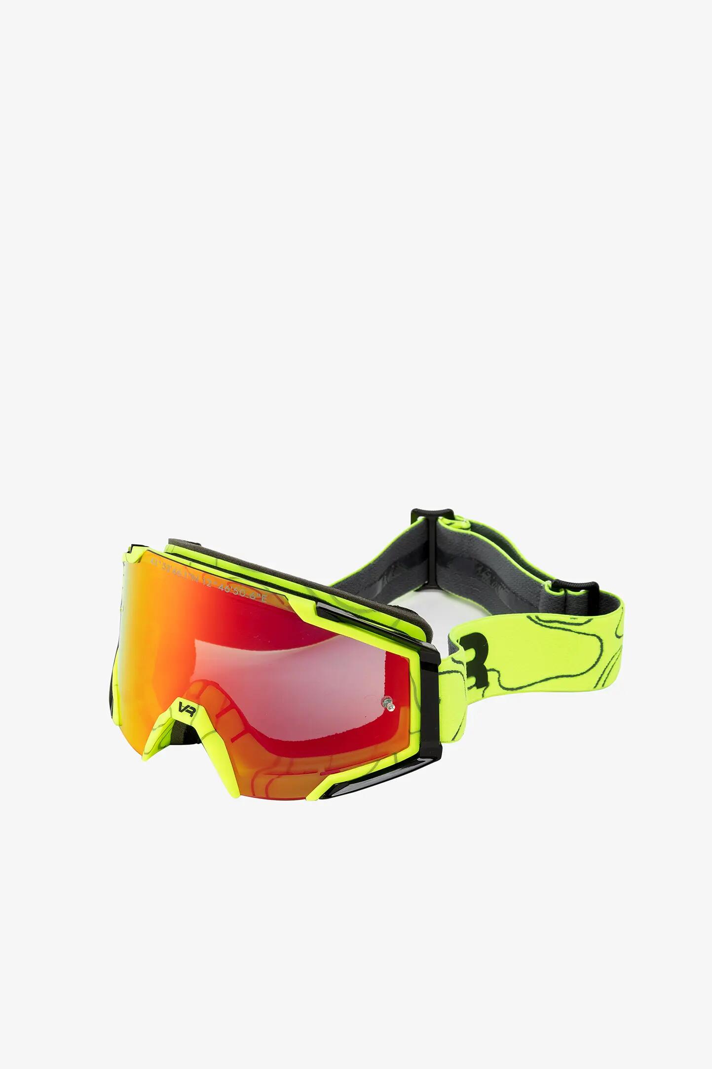 Óculos de proteção VR Equipment Amarelo fluorescente UNICA 2/2