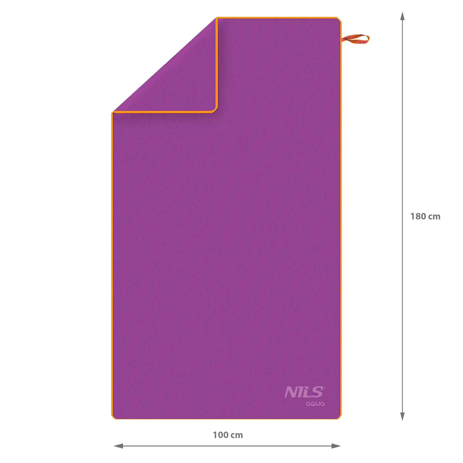 Serviette microfibre compacte 180 × 100 cm NILS AQUA NAR12 3/15