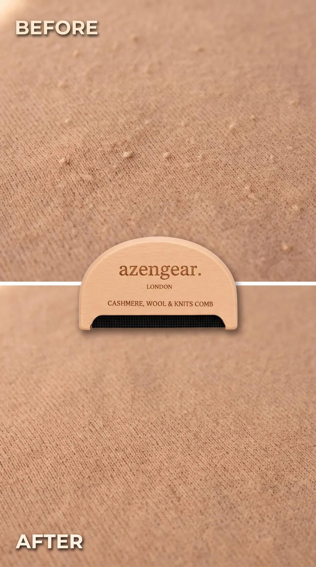 Pettine per cashmere e levapelucchi per maglioni e maglieria 10/10