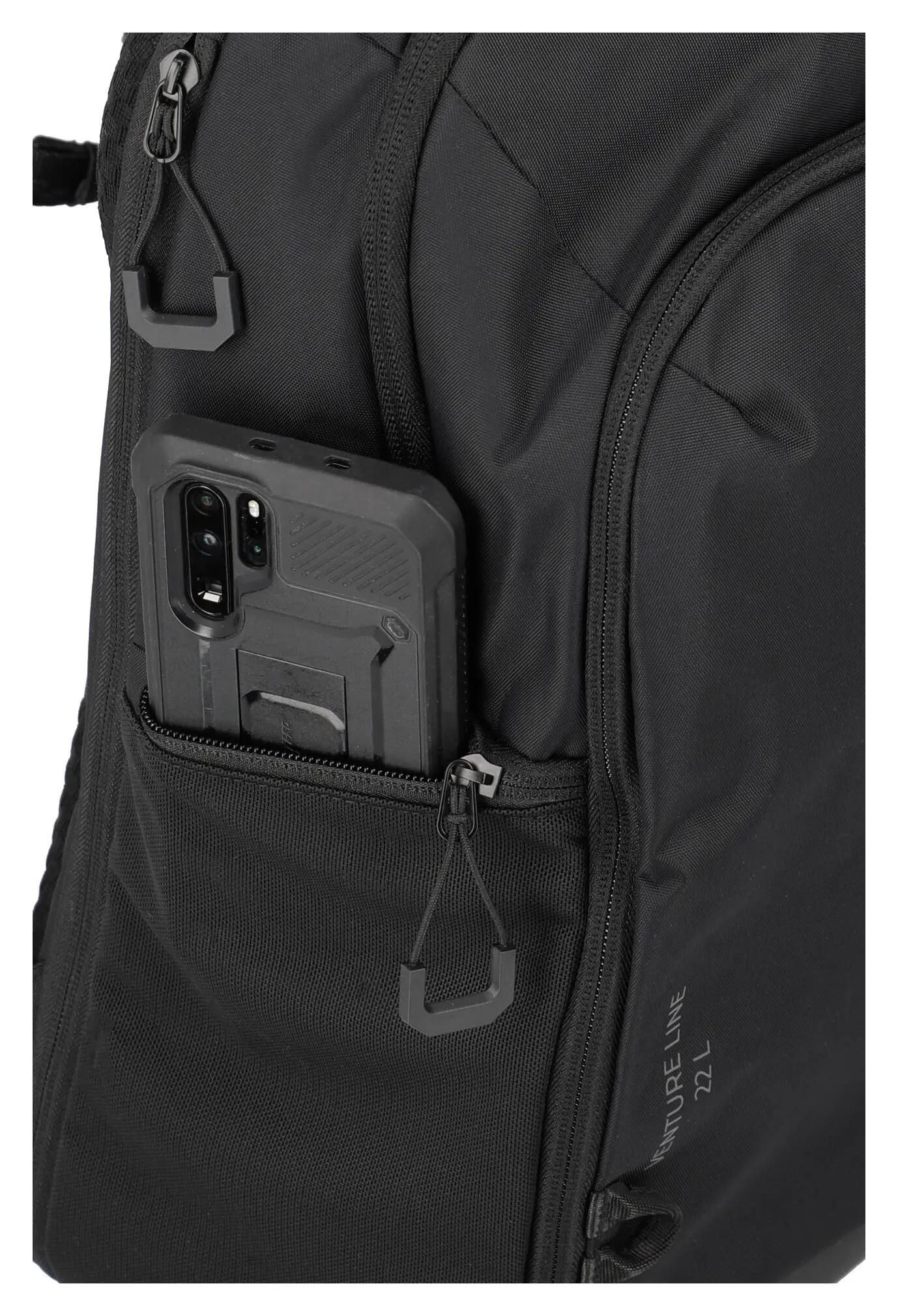 VENTURE LINE Backpack M, Black 8/9