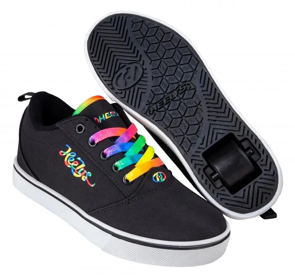 Heelys Pro 20 Schwarz / Regenbogen kursiv 4/4