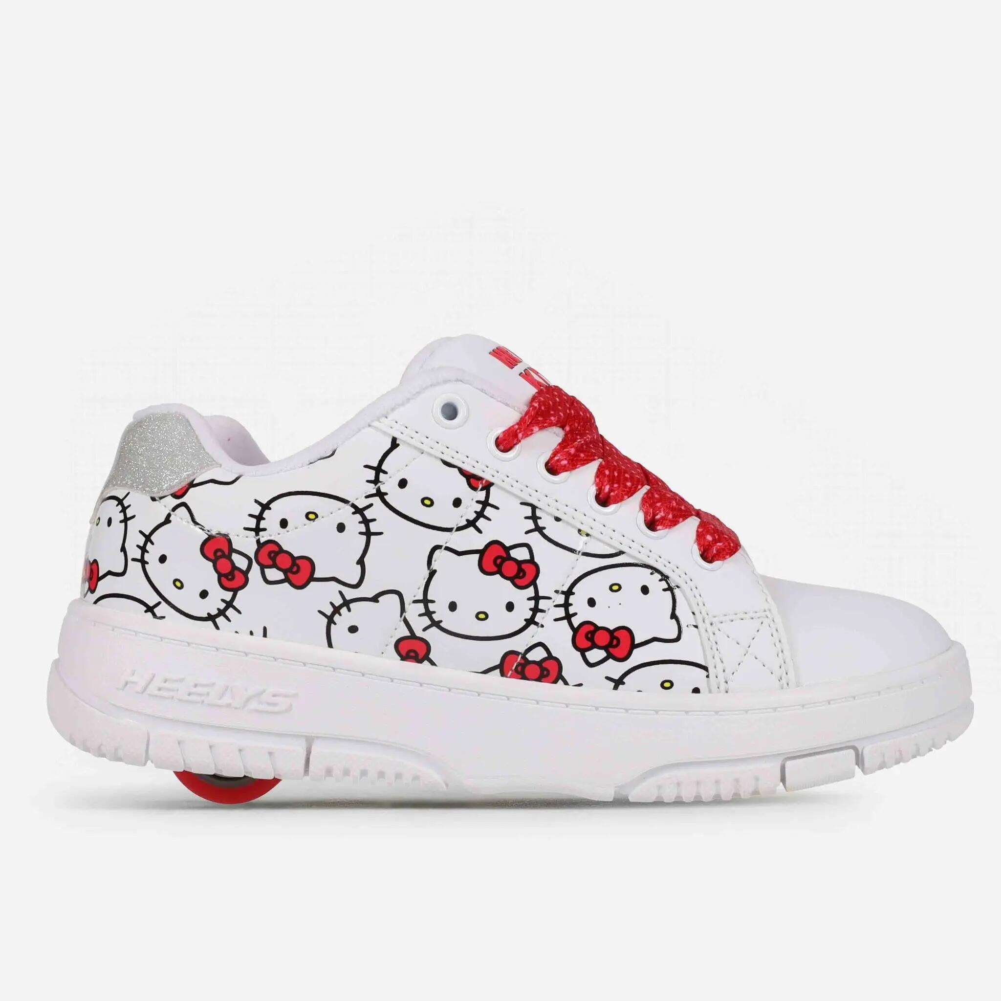 Chaussures à roulettes - loisirs - mixte - ludiques, HK Kolect - blanc/rouge 6/6