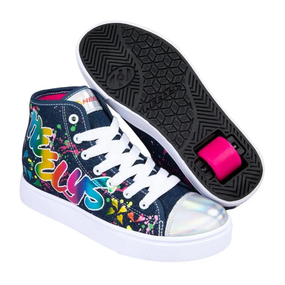 Heelys Veloz Denim Rainbow Multi Denim 4/4