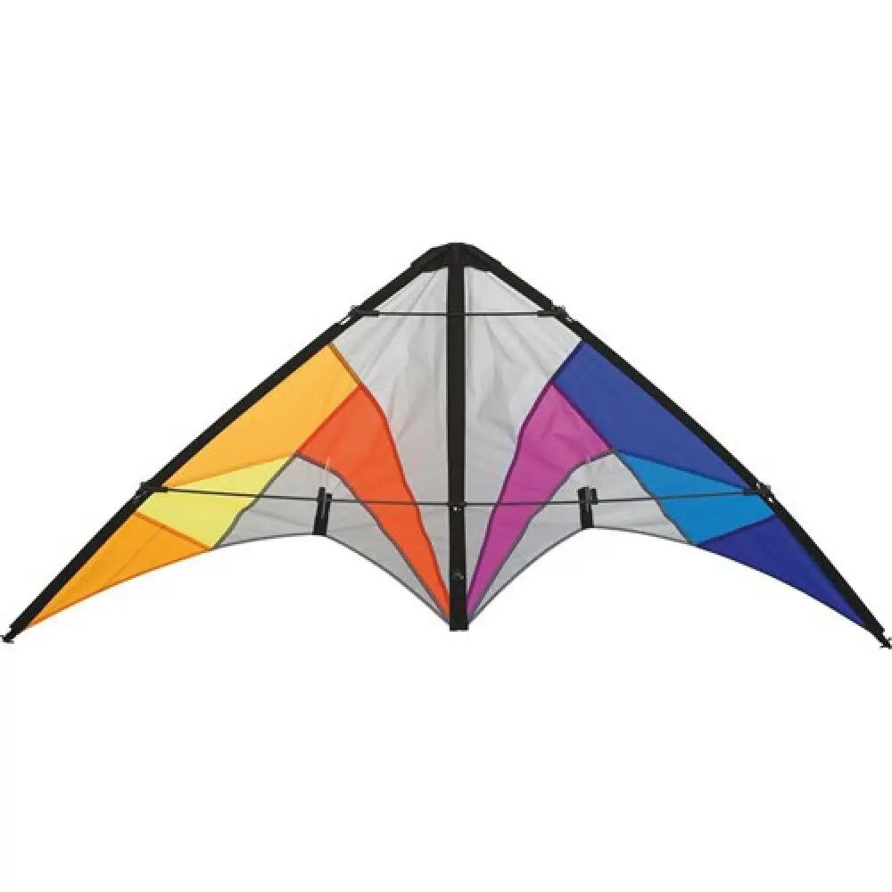 HQ - Quickstep II Rainbow-Lenkdrachen, ab 10 Jahren, 60x135cm, flugfertig 8/8