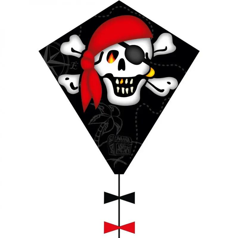 Aquilone per bambini HQ Eddy 50 Jolly Roger (2022) 102108 Nero 5/5