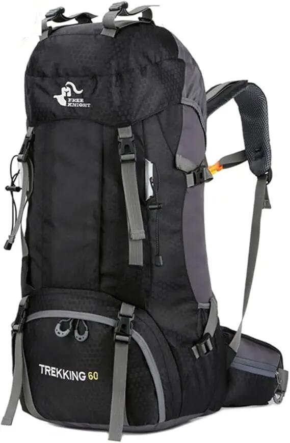 Mixte Randonnée Sac à dos 60L étanche couvre-pluie TrekMax 1/3
