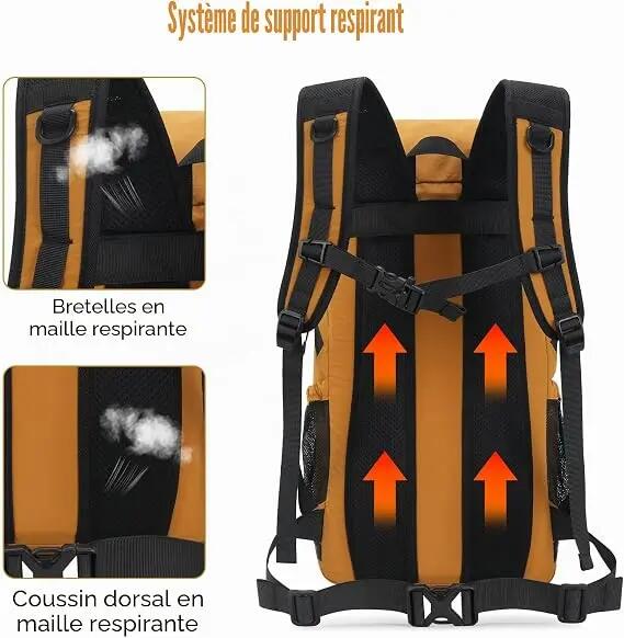 Mixte Randonnée Sac à dos 30L étanche léger SportBag 2/3