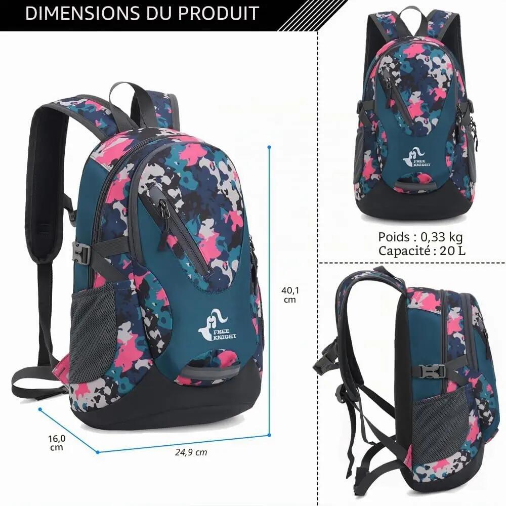 Mixte Randonnée Sac à dos 20L léger étanche enfant KidPack 2/3