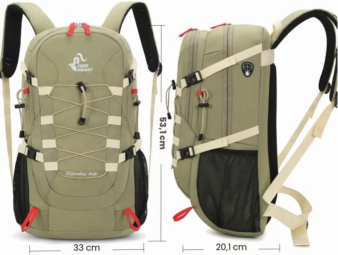 Mixte Randonnée Sac à dos 40L étanche couvre-pluie SportMax 2/3