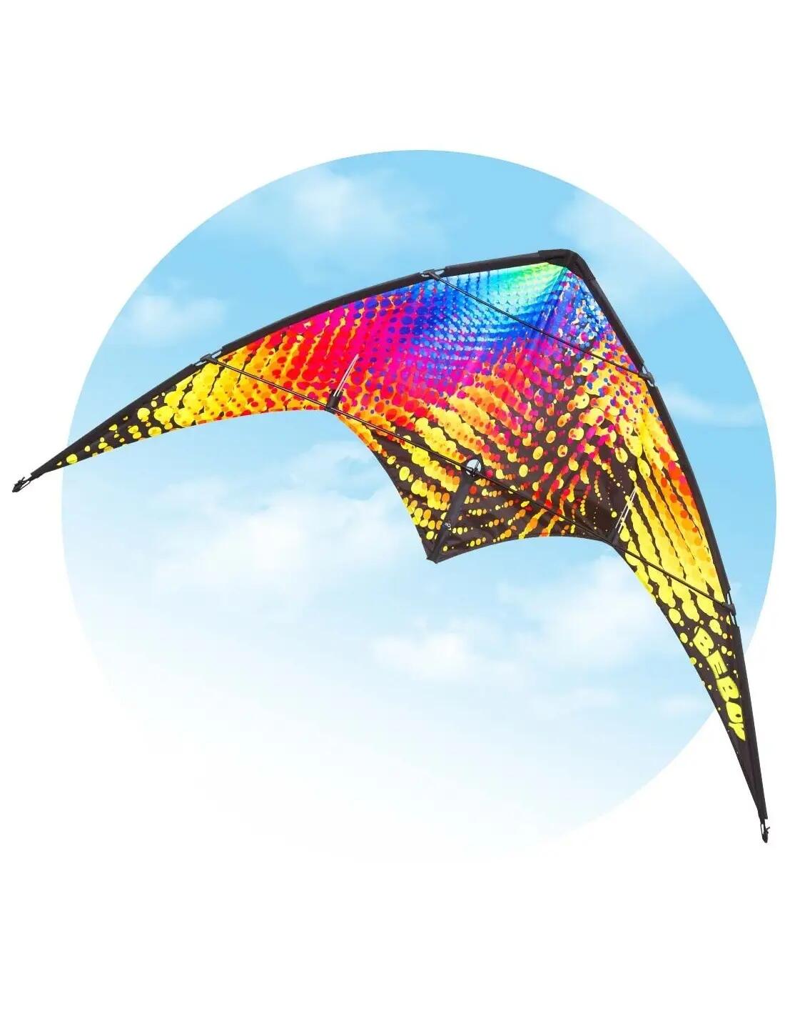 Aquilone acrobatico HQ Bebop Vibe 112351 Arcobaleno 145 x 69 cm 6/6