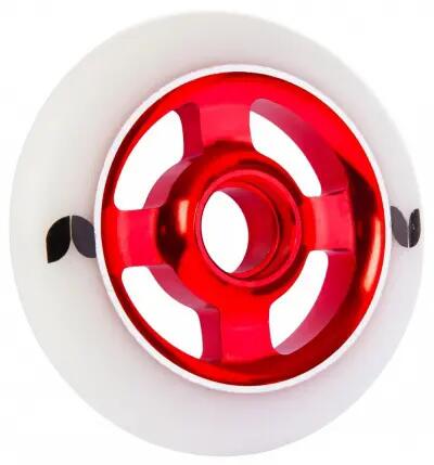 Blazer Pro 100mm Aluminium Core Stuntstep Wiel Wite/Red 4/4