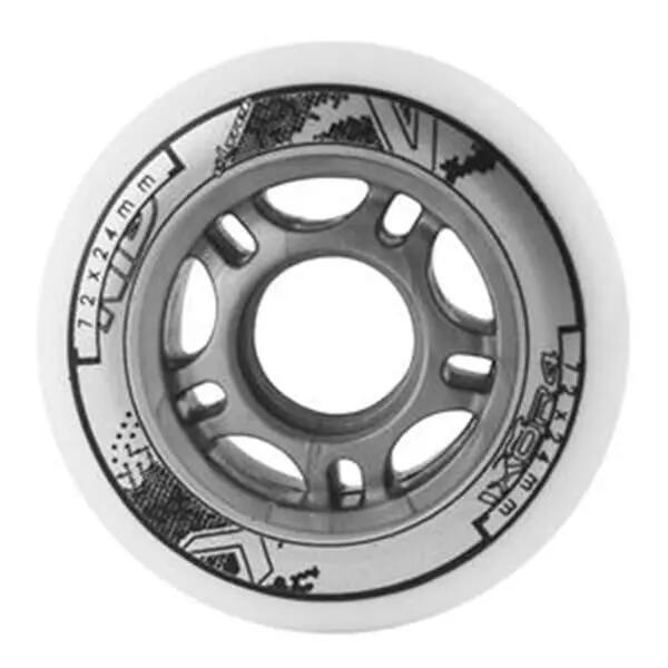PU 72x24 mm 82A Weiße Rollen (4 Stück) NILS EXTREME 8/8
