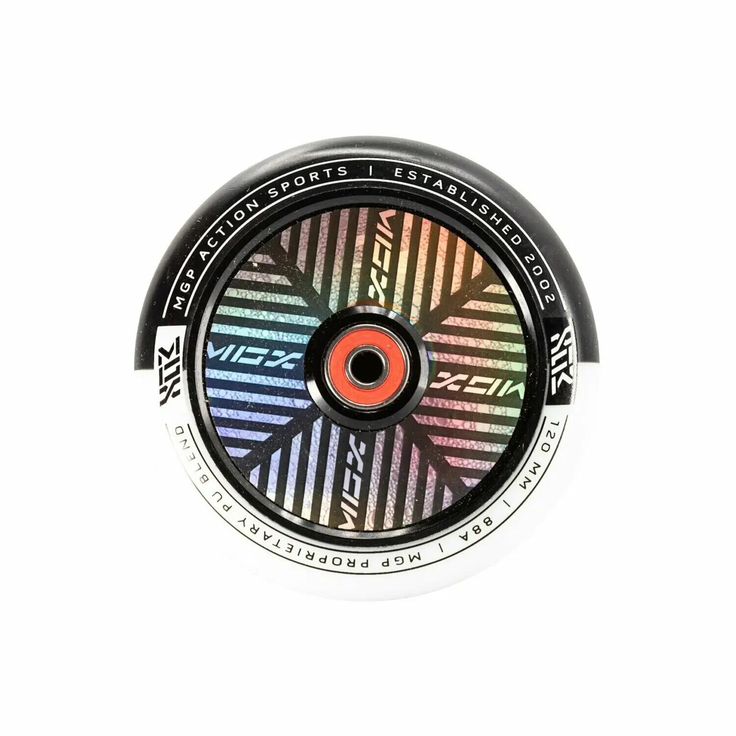 MGP Corrupt Hollow 'Stripe' Schwarz-Weiß 120mm Laufradsatz 4/4