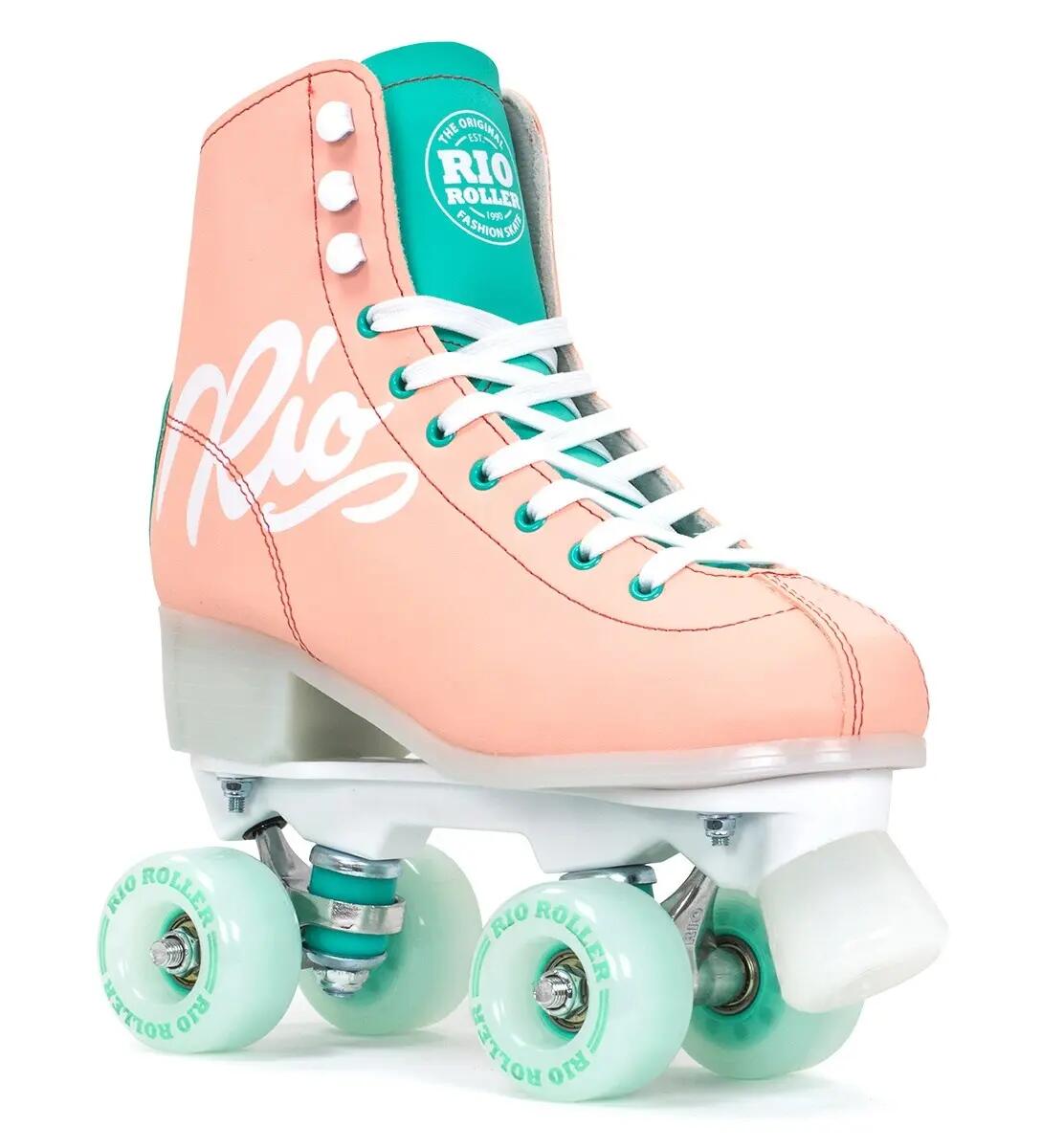 Rolki Dzieci Rio Roller Script Brzoskwiniowe Wrotki - Peach - 37 7/7