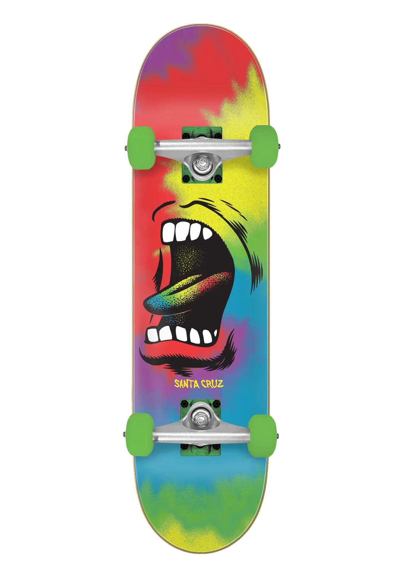 Skateboard Santa Cruz Big Mouth Tie Dye Full 8.0'' 4/4