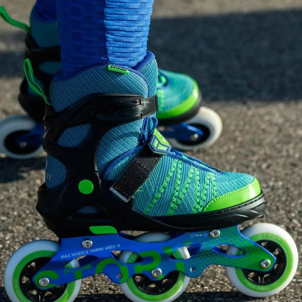 Story Urban Verstelbare Inline Skate Green 3/4