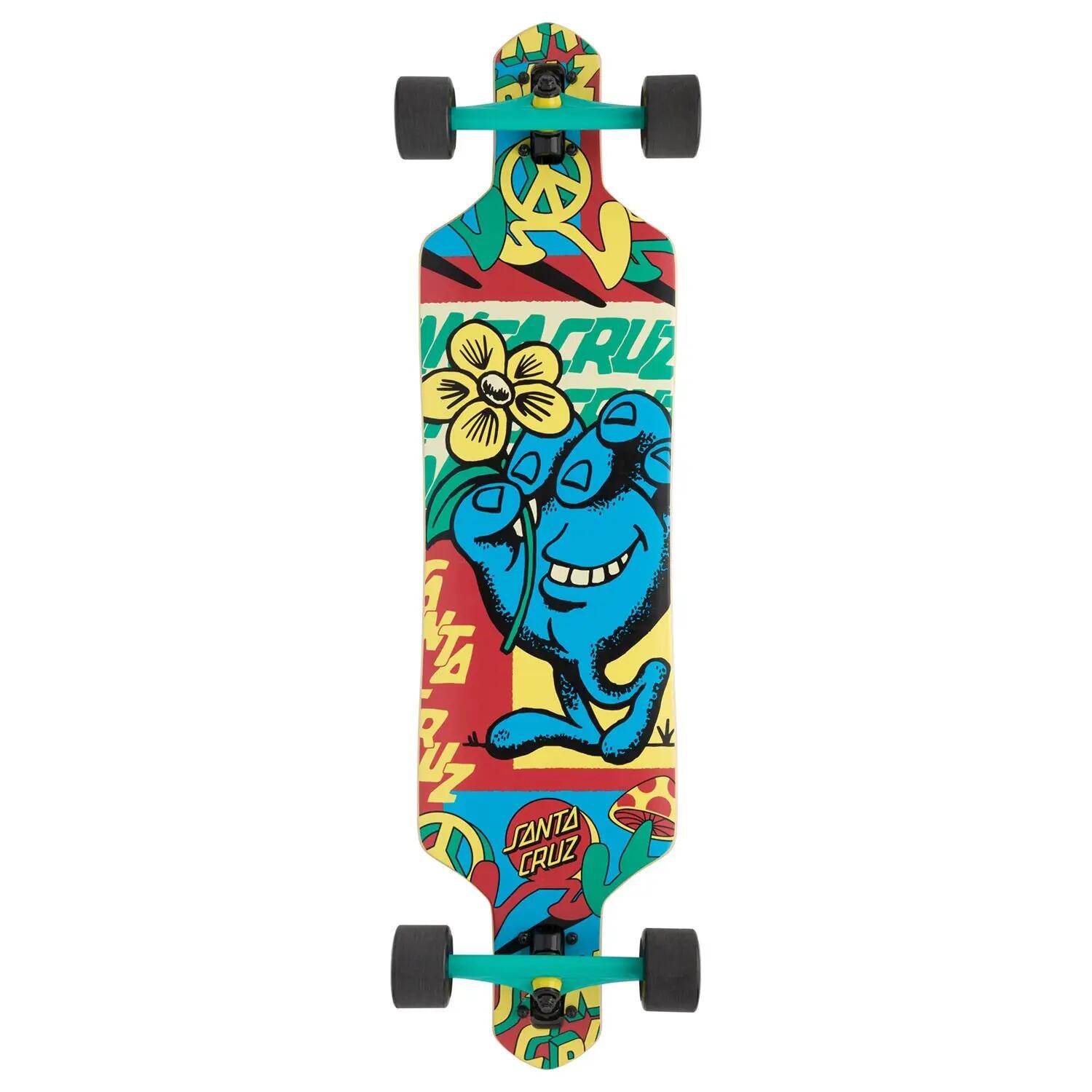 Santa Cruz Drop Through Longboard 36" Journey Multi 4/4
