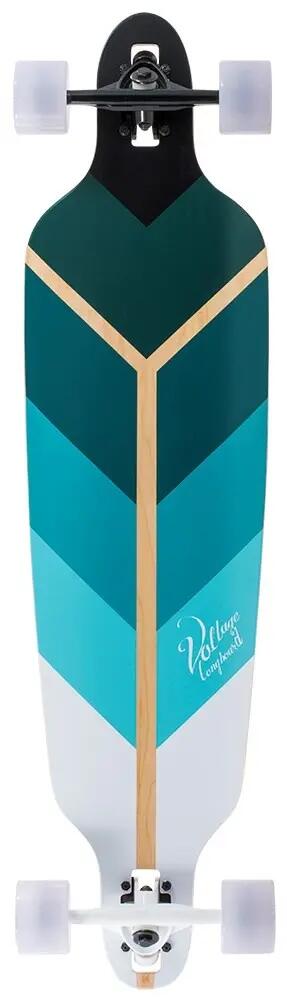 Voltage Directional Drop Through Longboard Green 4/4