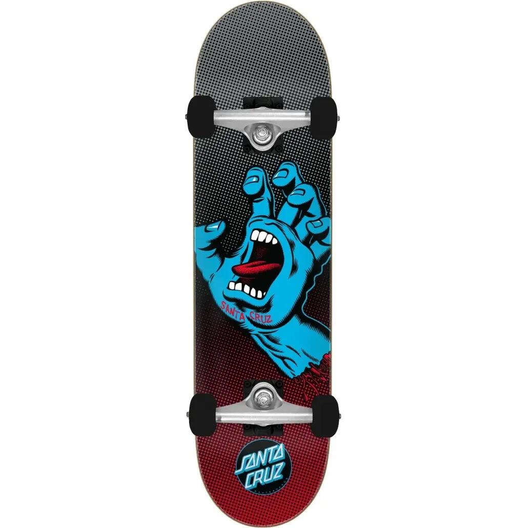 Skateboard Santa Cruz Screaming Hand Fade Large 8.25'' 4/4