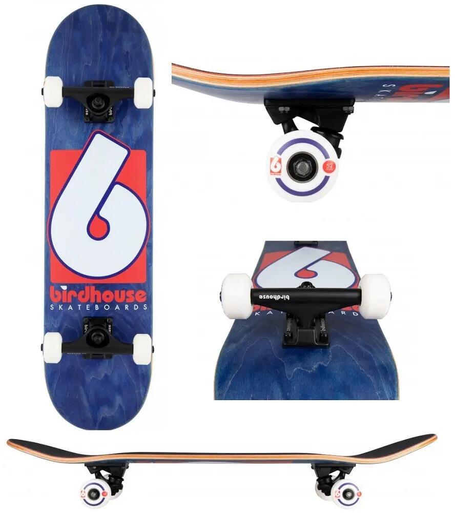 Birdhouse Stage 3 Sunset 7,75" Rasta Skateboard 6/6