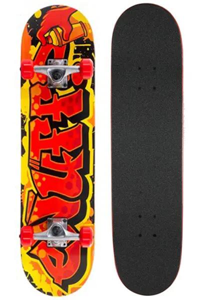 Skate Enuff Graffiti II 7.25"x29.5" Jaune/Rouge 5/5