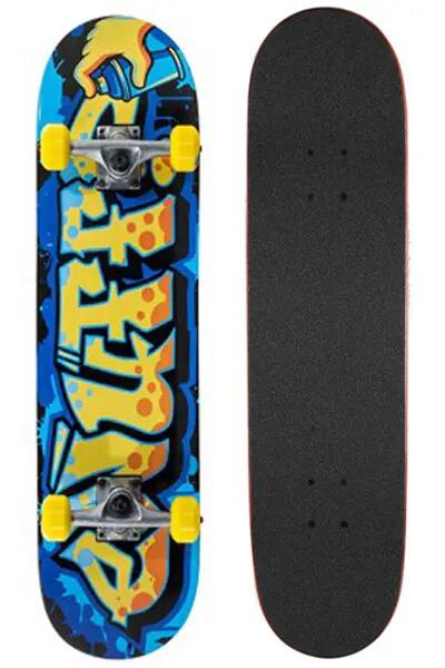Skate Enuff Graffiti II 7.25"x29.5" Bleu/Jaune 4/4