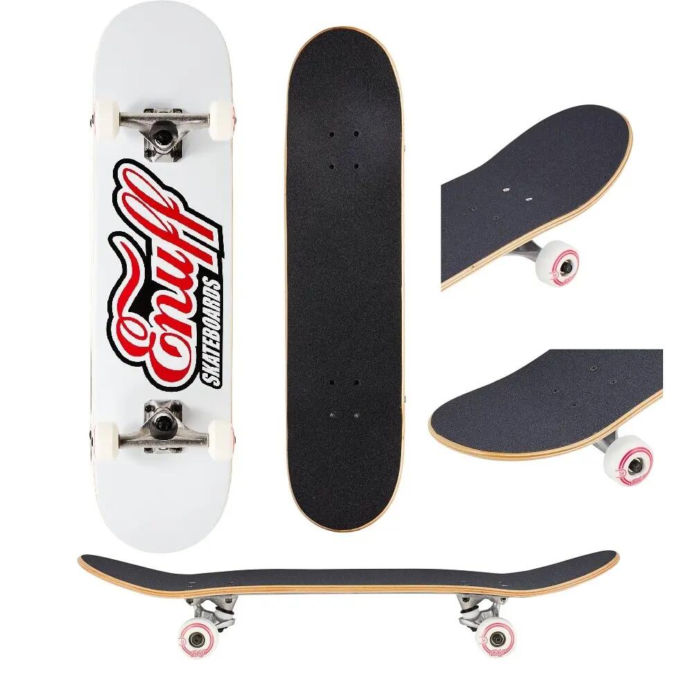 Skate Enuff Logo classique 7.75" x 31.5" blanc 6/6