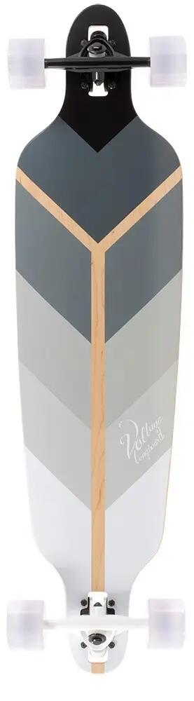 Voltage Directional Drop Through Longboard Grey 4/4
