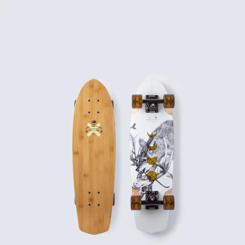 Arbor Pocket Rocket Bamboo 'Zoe Keller' 27" Wit Cruiserboard 7/7