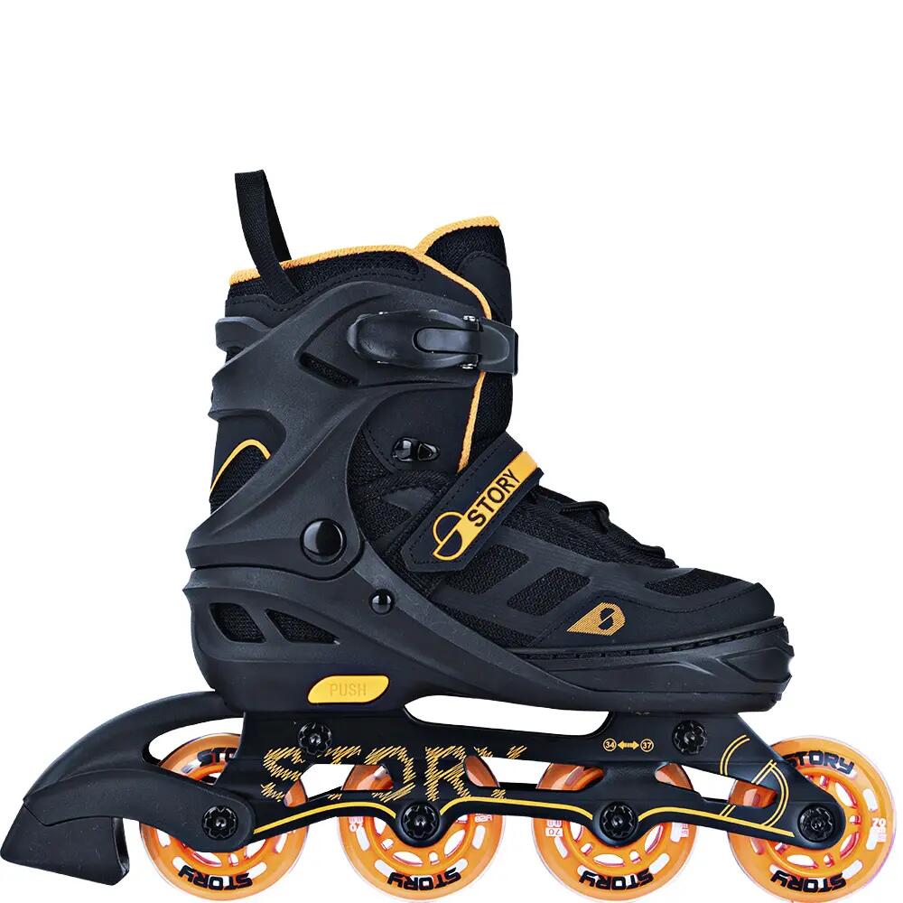 Patin à roues alignées réglable Story Fusion orange 4/4