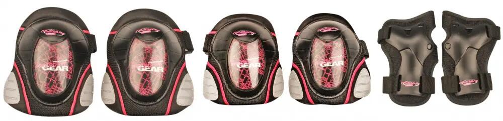 Nijdam Beschermset Deluxe Junior PinkL 6/6