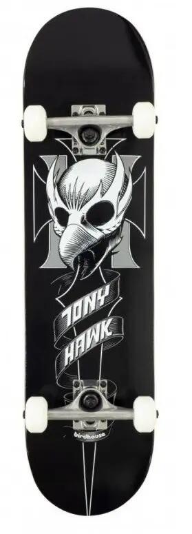Birdhouse Stage 1 Crest 8" Zwart Skateboard 6/6
