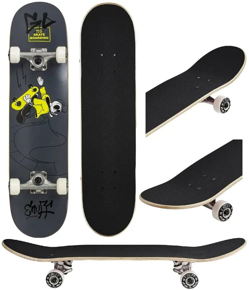 Skate Enuff Skully 7.75"x31.5" Gris/blanc 4/4