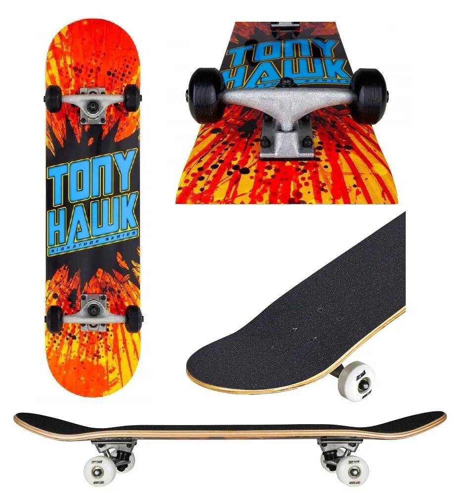 Tony Hawk SS 180 Shatter Logo Multi 7.75" Skateboard 6/6