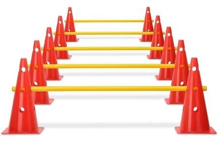 Yakimasport Koordinationsset 1 m Gehstock + 38 cm Kegel