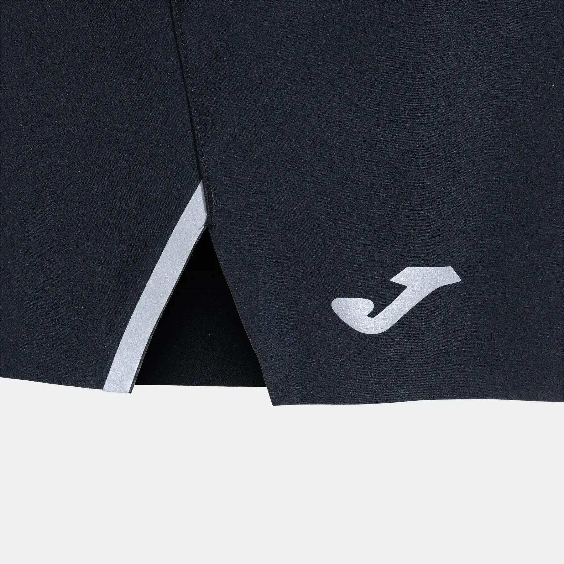 Bermuda de running Joma R-City mujer, negra 902359-100 5/7