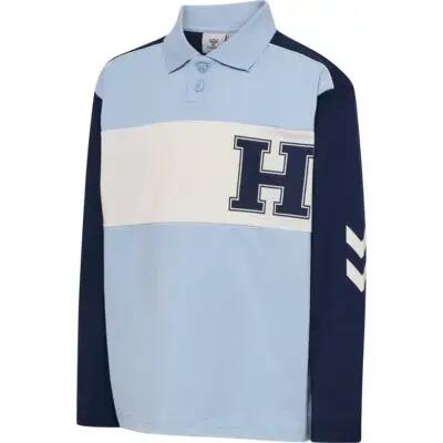 hummel Polo hmlROBIN JERSEY POLO L/S in cotone biologico 7/7