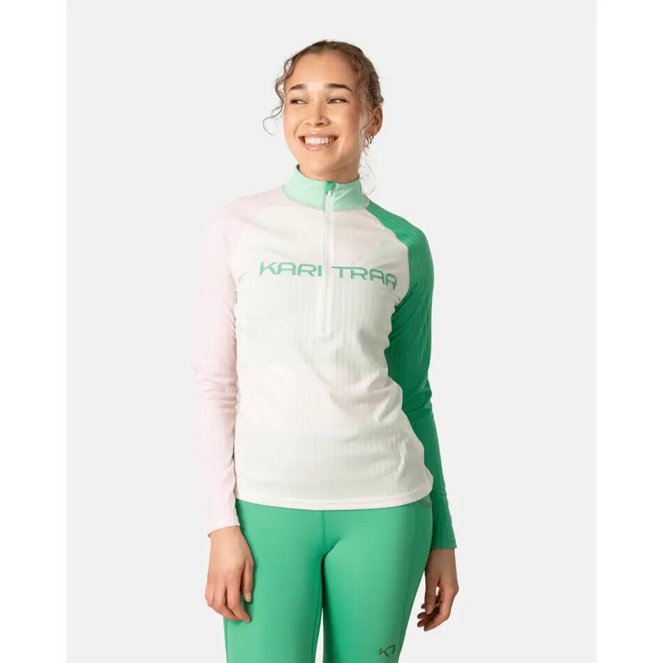 Sous maillot 1/2 zip femme Kari Traa Ella 3/5