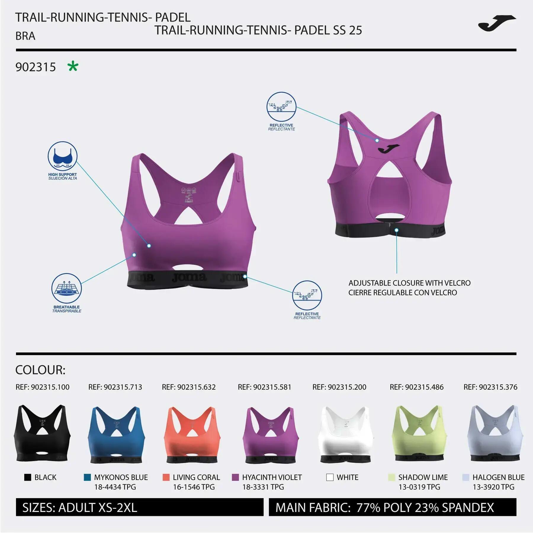 Reggiseno sportivo Joma R-City Iconic 5/5