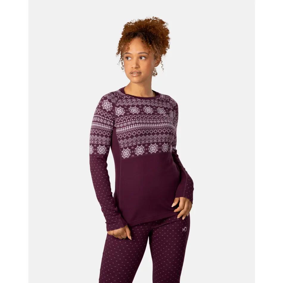 Sous maillot à manches longues femme Kari Traa Vilma 3/5