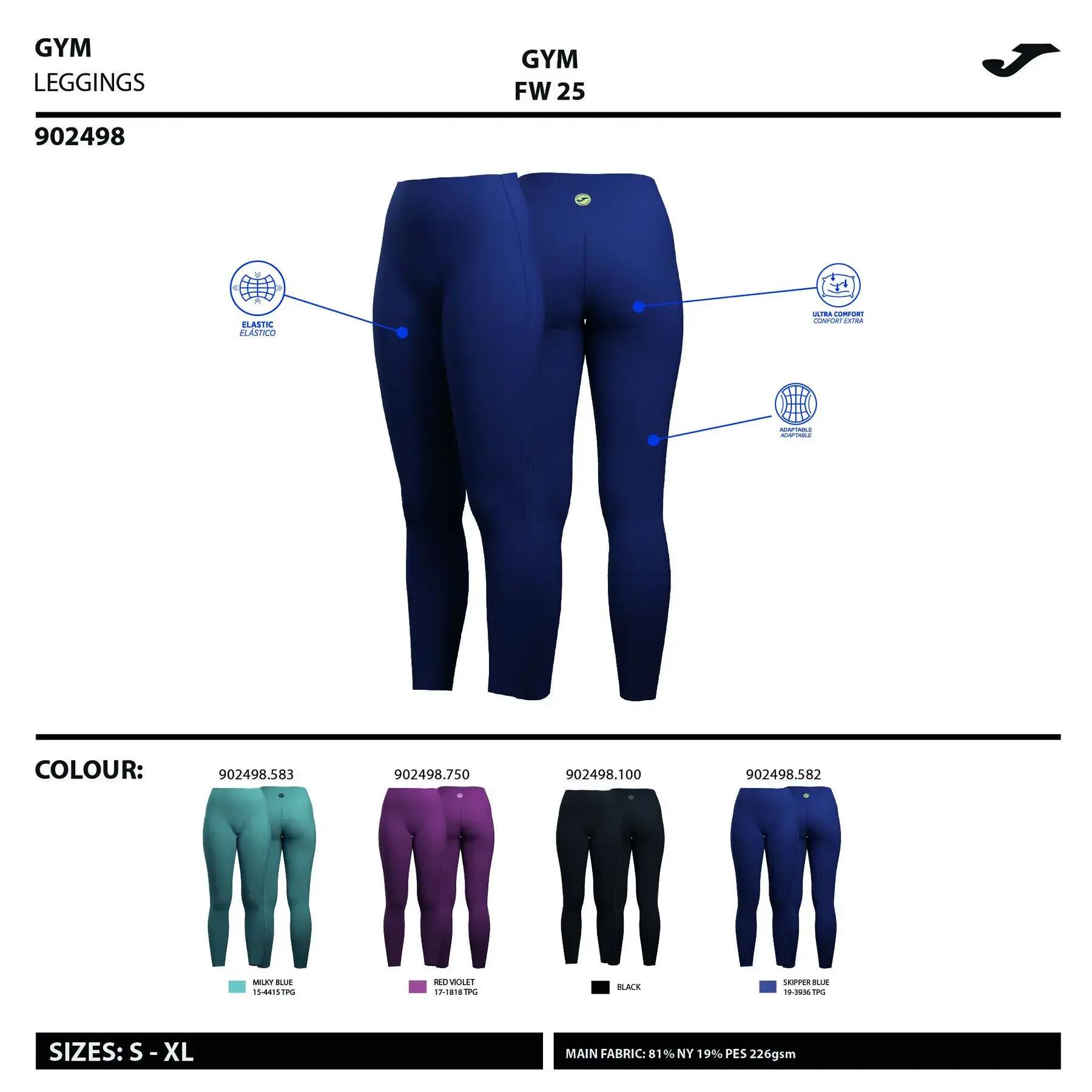 Leggings da donna Joma Core 5/5