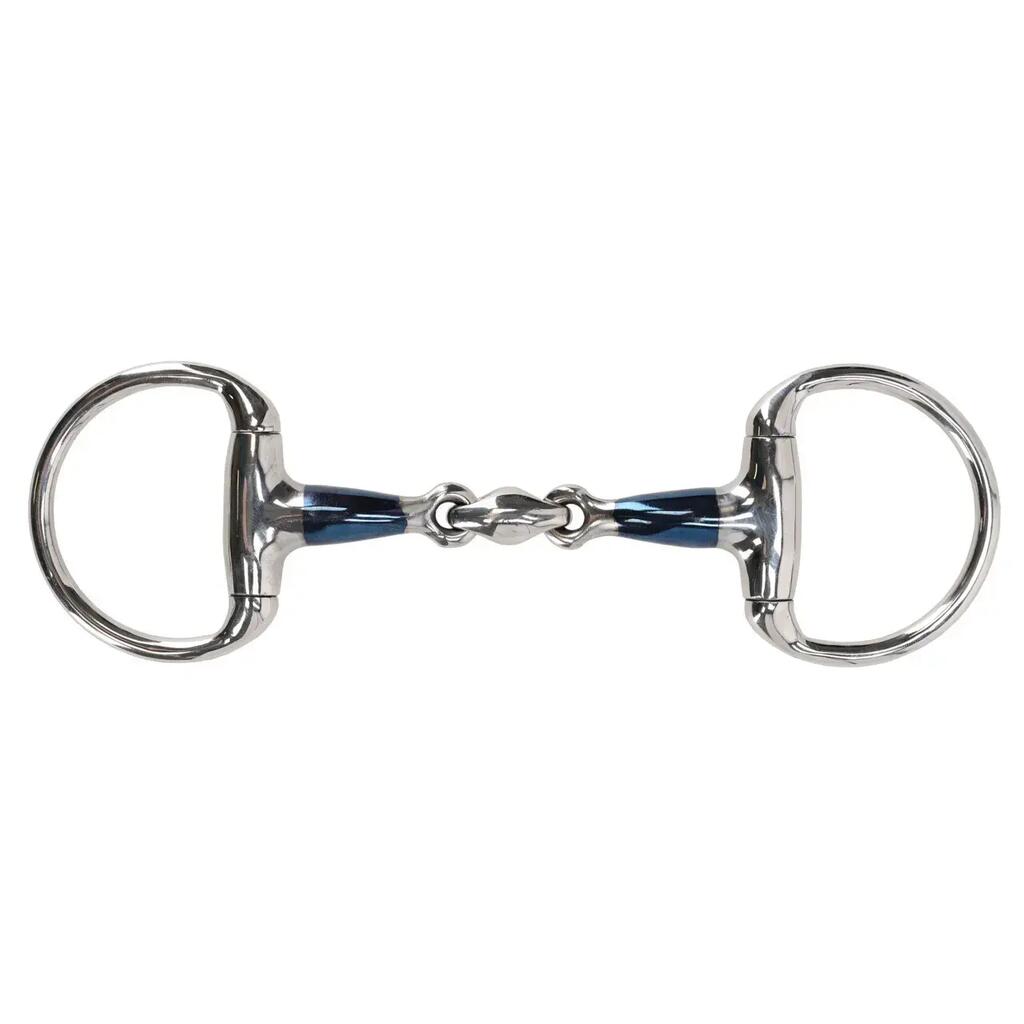 Double jointed olive bit for horse QHP