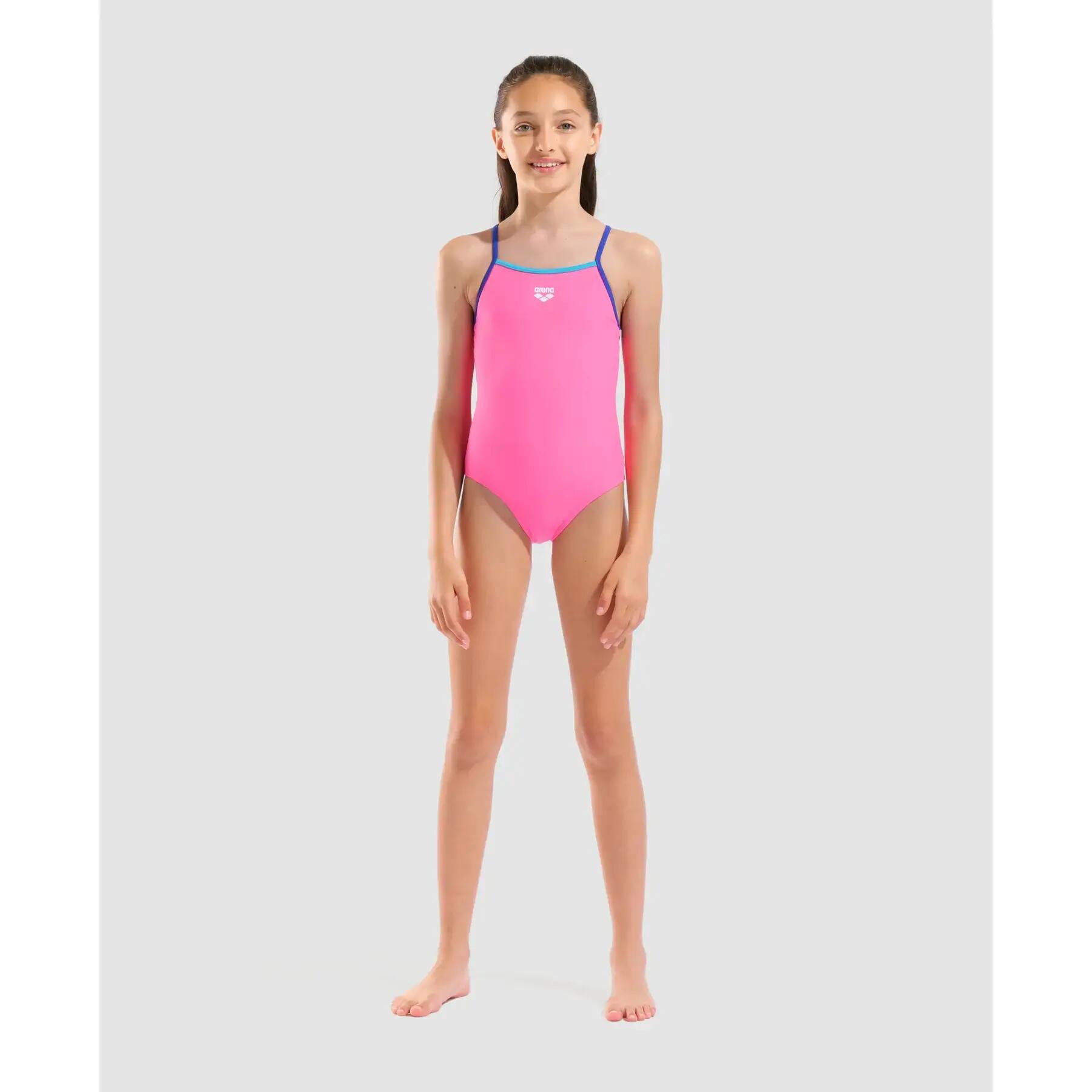 Arena Mädchen Badeanzug Girls Swimsuit Light Dr 005919 3/8